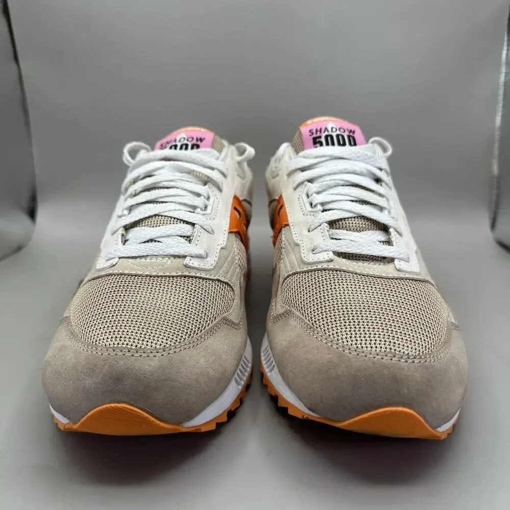 Saucony Shadow 5000 Shoes Mens 12 US Brown Orange Suede Mesh Sneakers ST0665-20